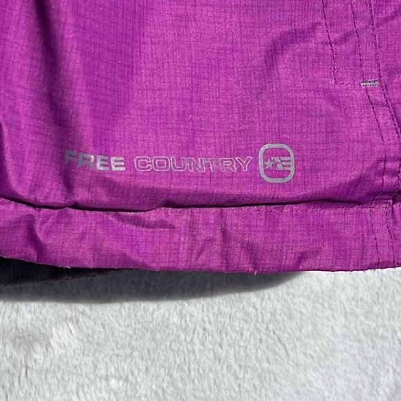 EUC Free Country lightweight jacket w/fleece interior Size P-Small waterproof - Picture 3 of 8